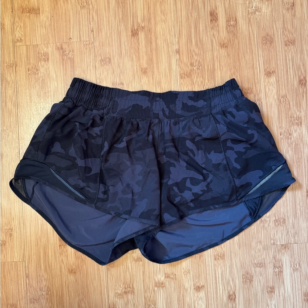 Lululemon Black Camo Women's Shorts